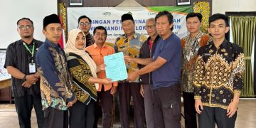 KUA Temanggung Fasilitasi Ikrar Wakaf Tanah untuk Pembangunan TPQ